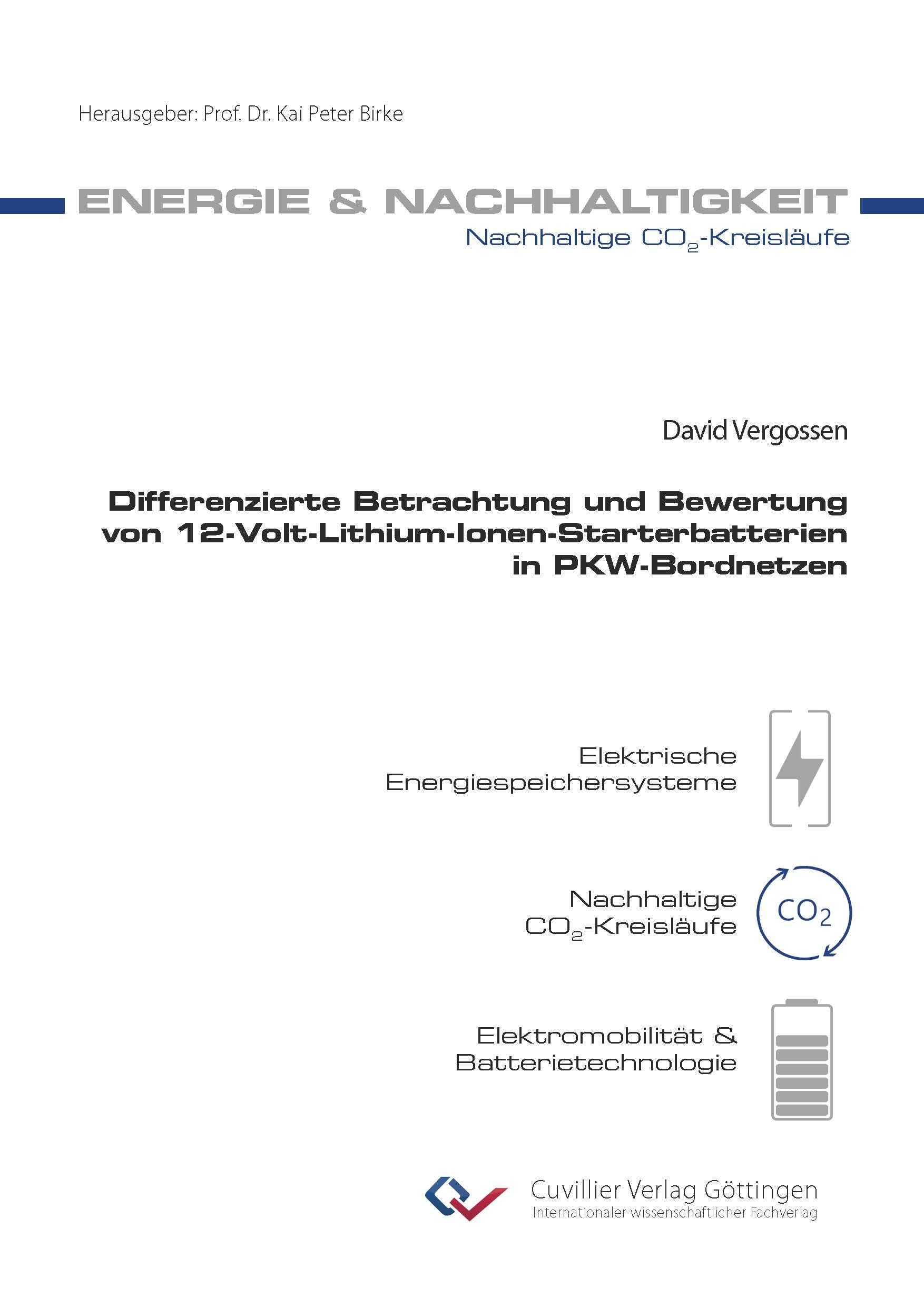 Differenzierte Betrachtung und Bewertung von 12-Volt-Lithium-Ionen-Starterbatterien in PKW-Bordnetzen Business & Technology