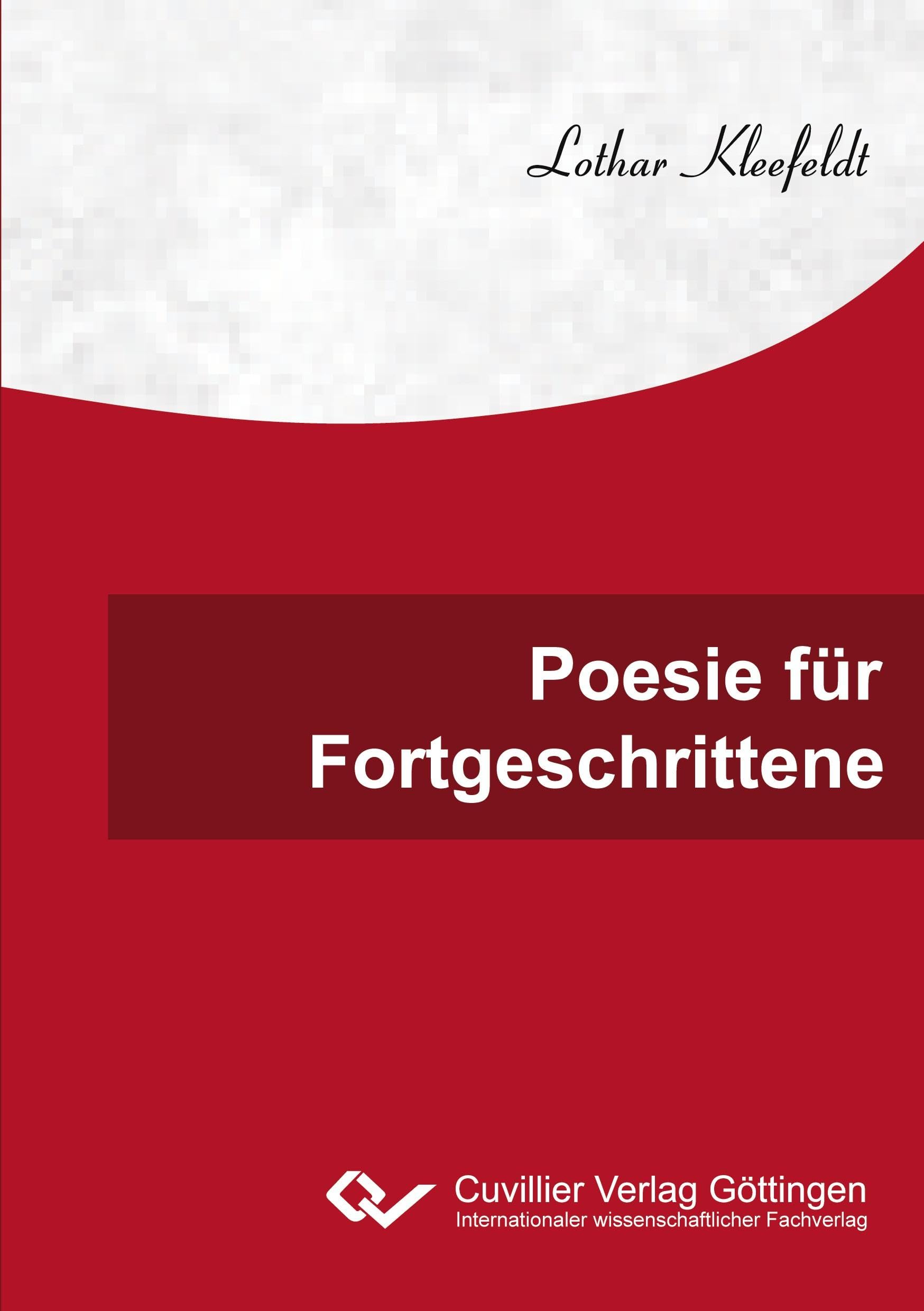 Poesie für Fortgeschrittene University books