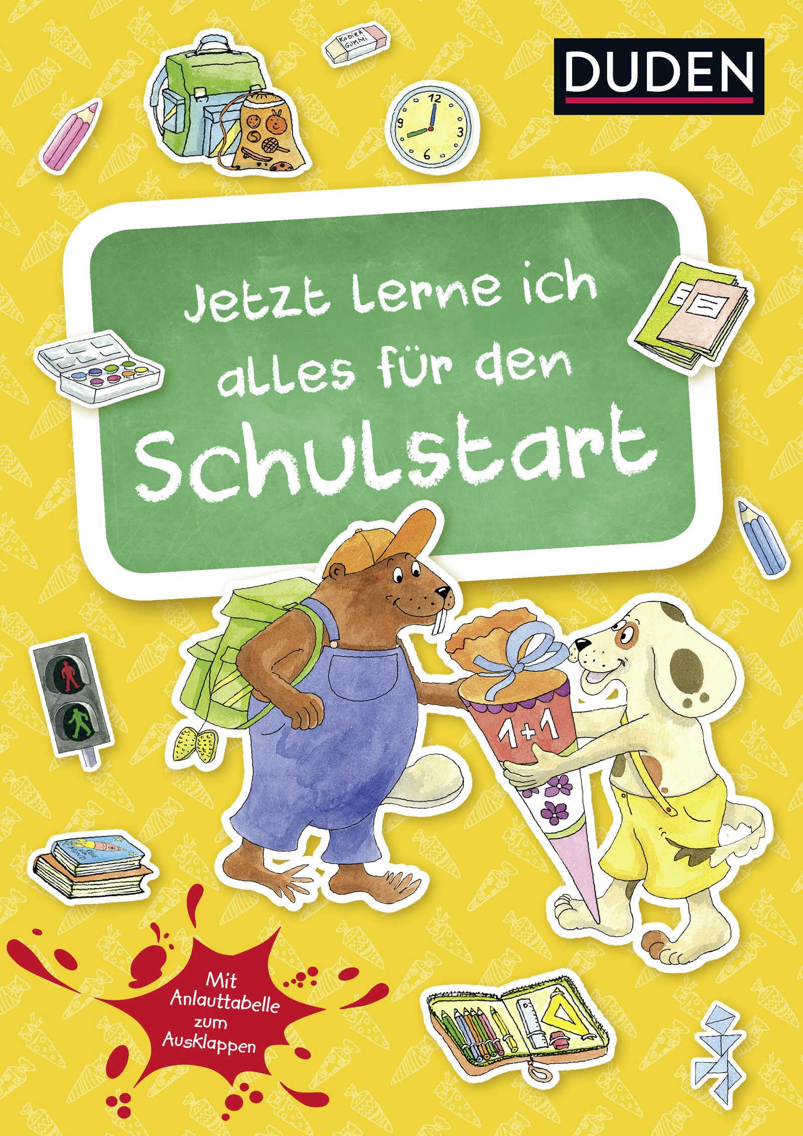 Duden: Jetzt lerne ich alles für den Schulstart (Heft): Alles drin zur Einschulung (DUDEN Kinderwissen Vorschule) Study Guides