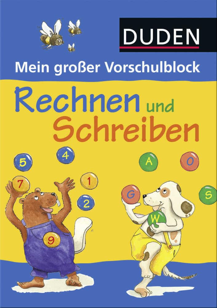 Mein großer Vorschulblock - Rechnen und Schreiben Learning & Reference