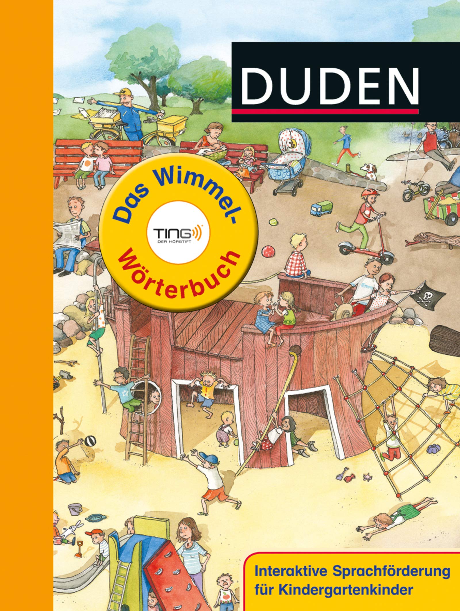 Duden - Das Wimmel-Wörterbuch (Ting-Ausgabe): Interaktive Sprachförderung für Kindergartenkinder Study Guides