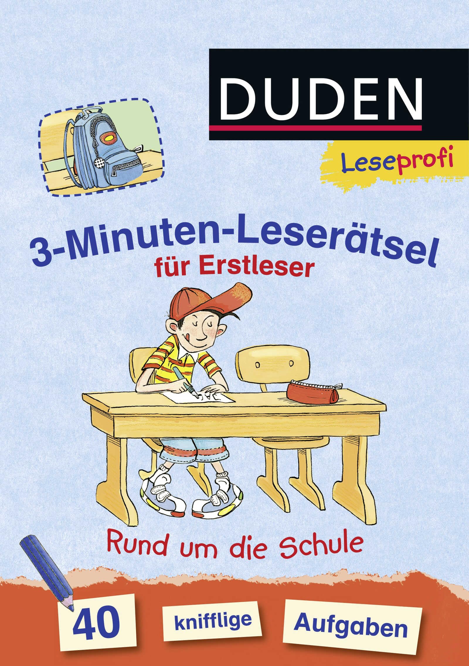 Leseprofi - 3-Minuten-Leserätsel für Erstleser: Rund um die Schule Novels & Short Stories
