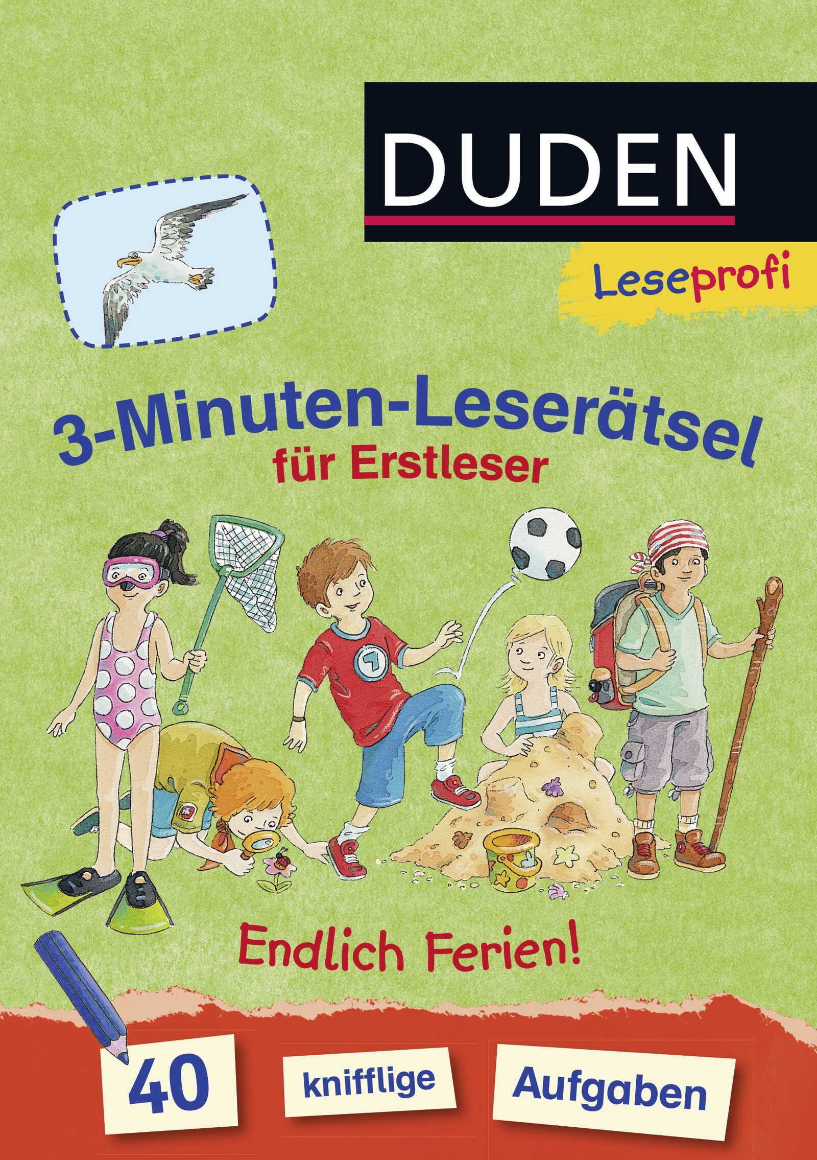 Leseprofi - 3-Minuten-Leserätsel für Erstleser: Endlich Ferien Leisure & Fun