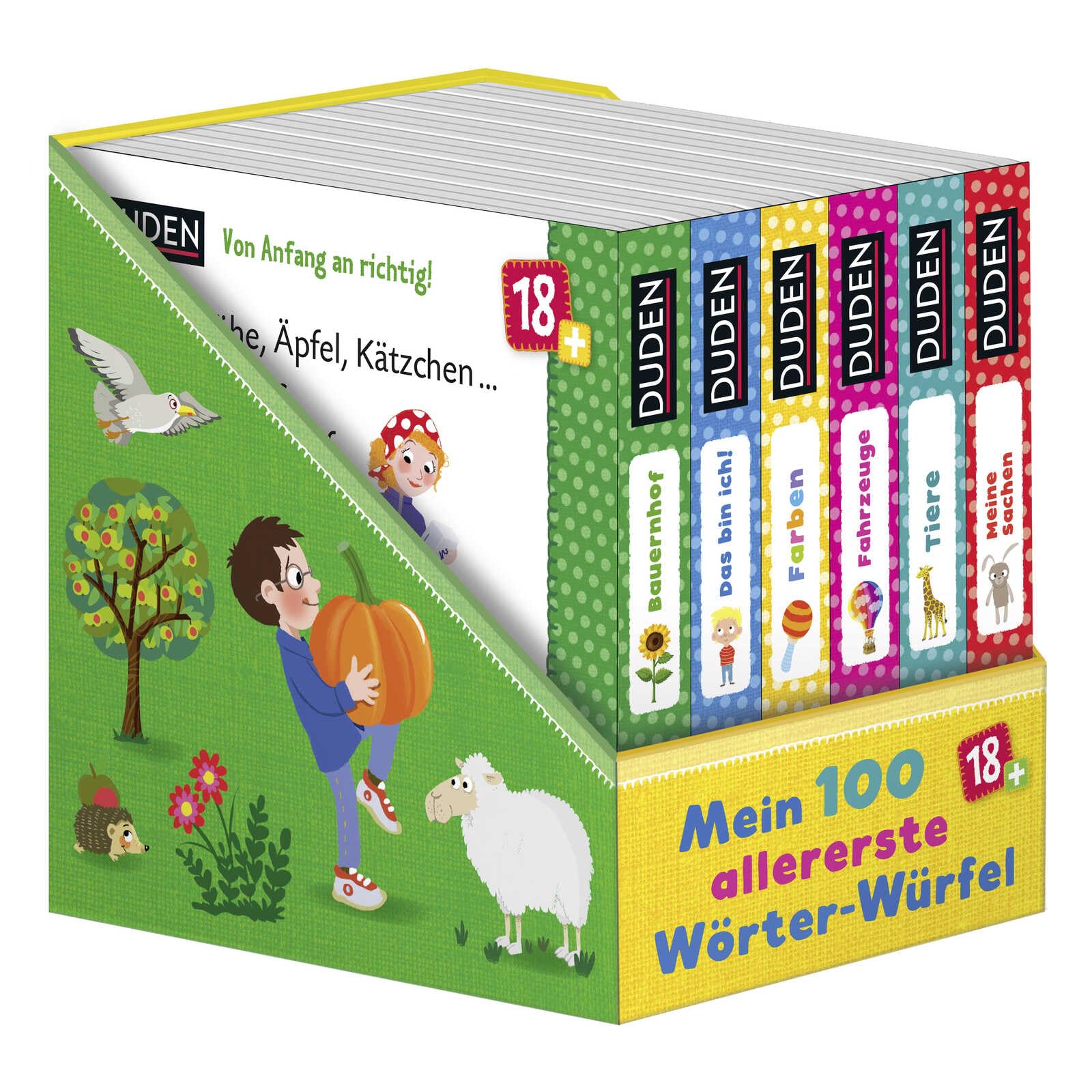 Duden 18+: 100 allererste Wörter-Würfel Learning & Reference