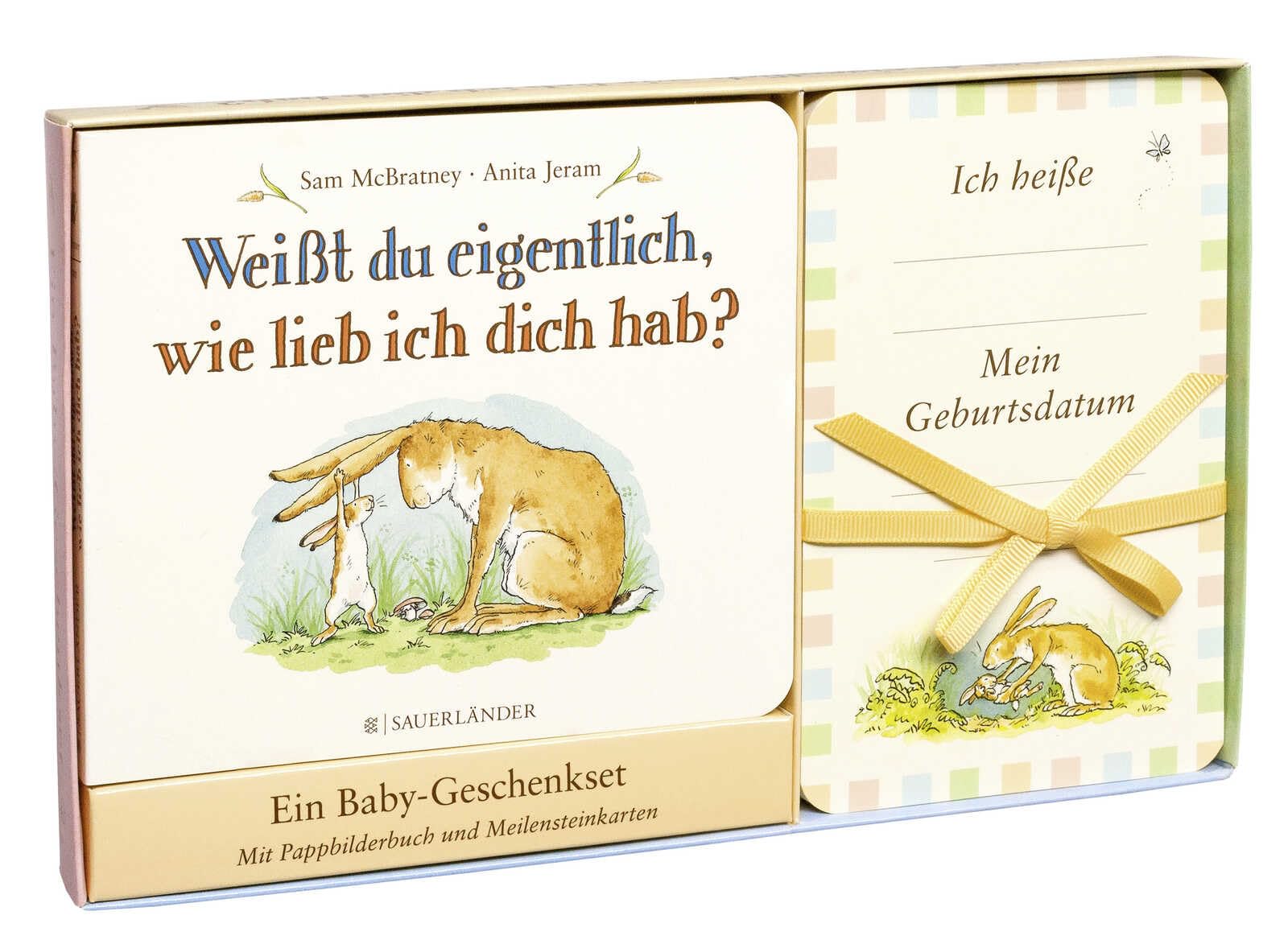 Weißt du eigentlich, wie lieb ich dich hab? Baby-Geschenkset Parents & Children