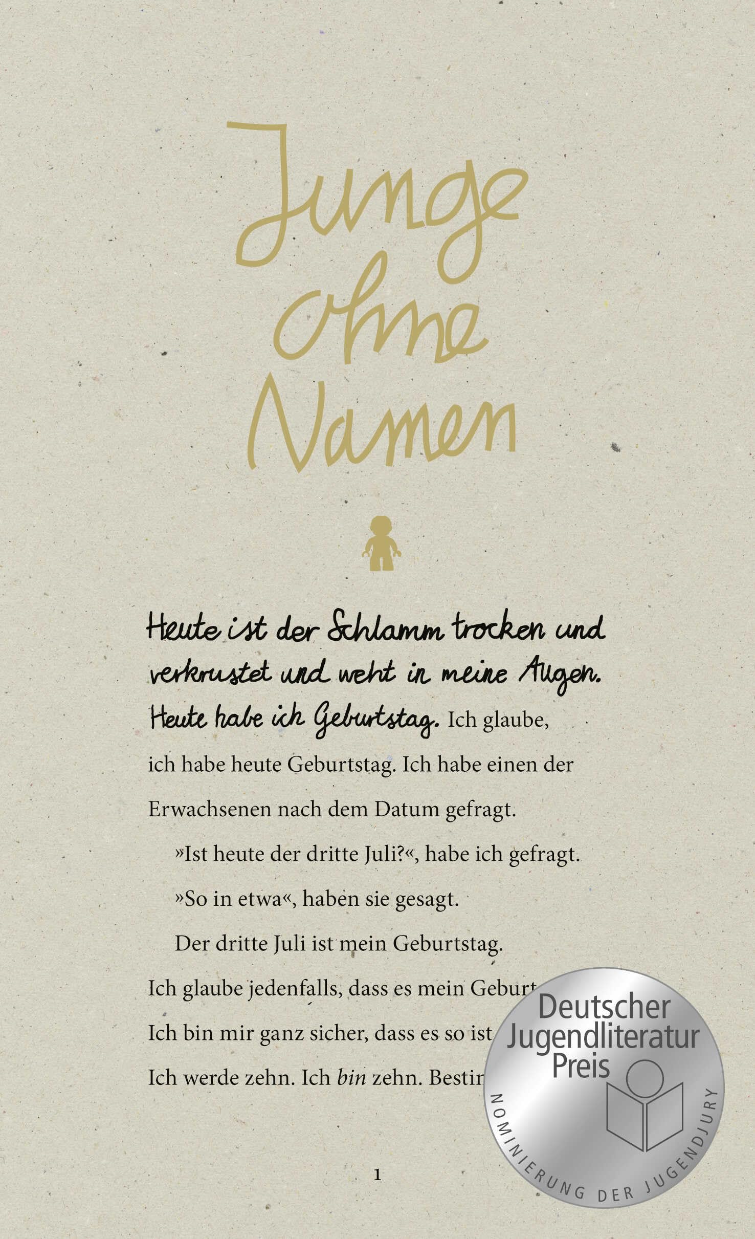 Product Image: Junge ohne Namen
