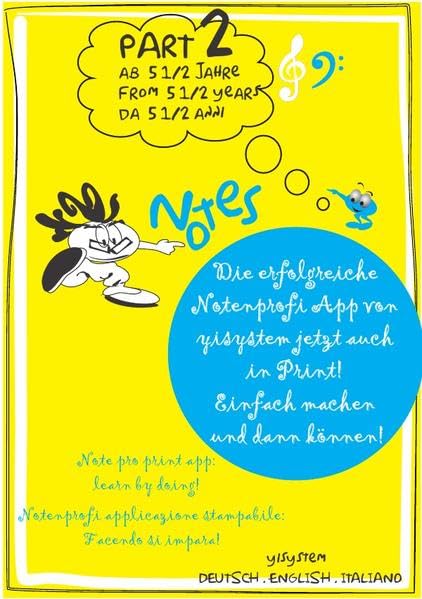 Notenprofi Print App ab 5 1/2 / Bassnoten / Part 2: Noten lernen - spielerisch, perfekt - knack den Mozart Code (yisystem Musikführerscheine) Arts & Music