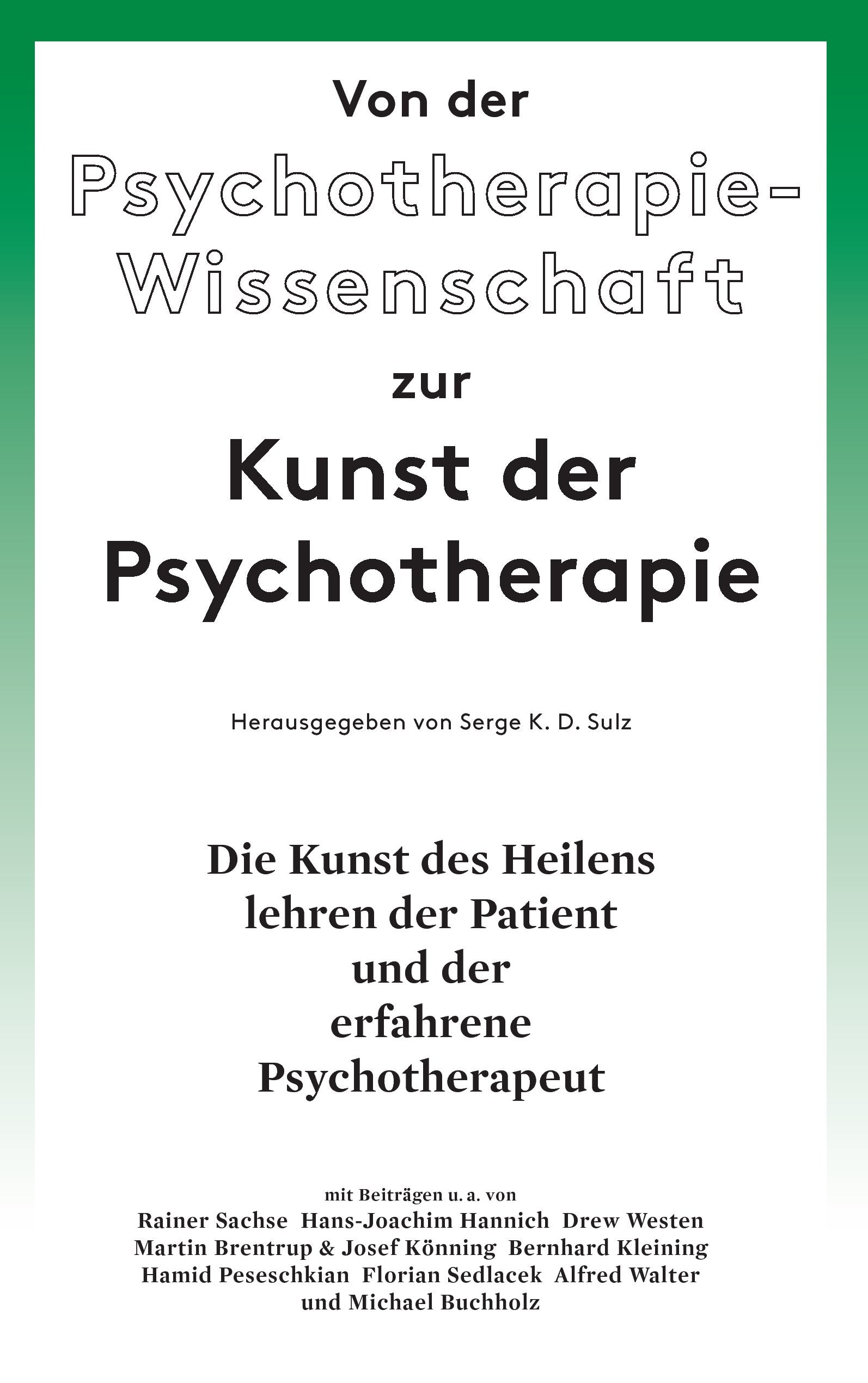 Von der Psychotherapie-Wissenschaft zur Kunst der Psychotherapie book