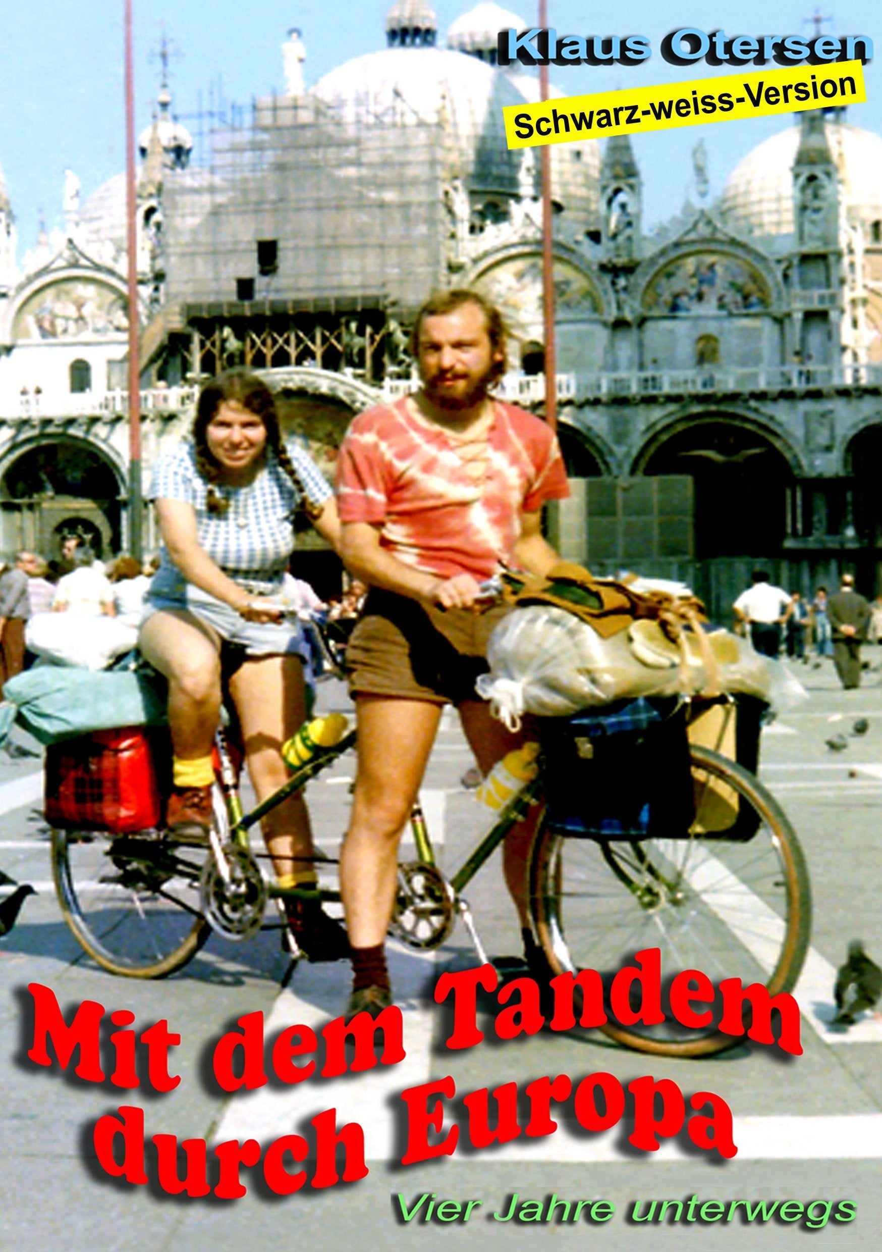 Mit dem Tandem durch Europa schwarz-weiss Leisure, Home & Garden
