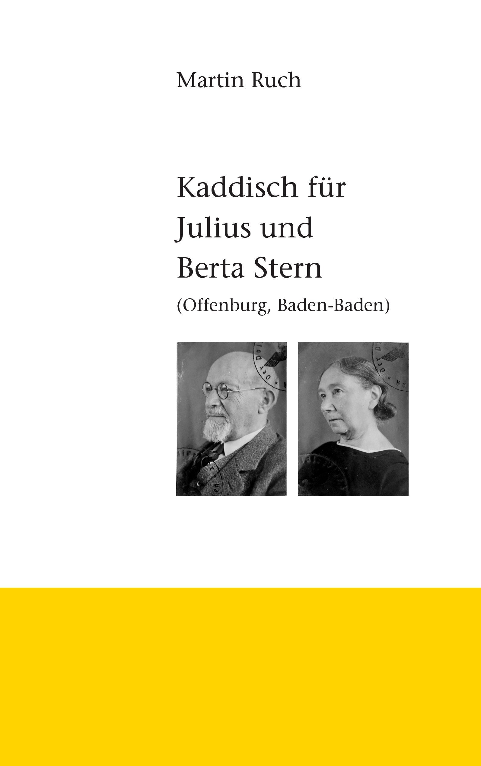 Kaddisch für Julius und Berta Stern: Offenburg / Baden-Baden Law