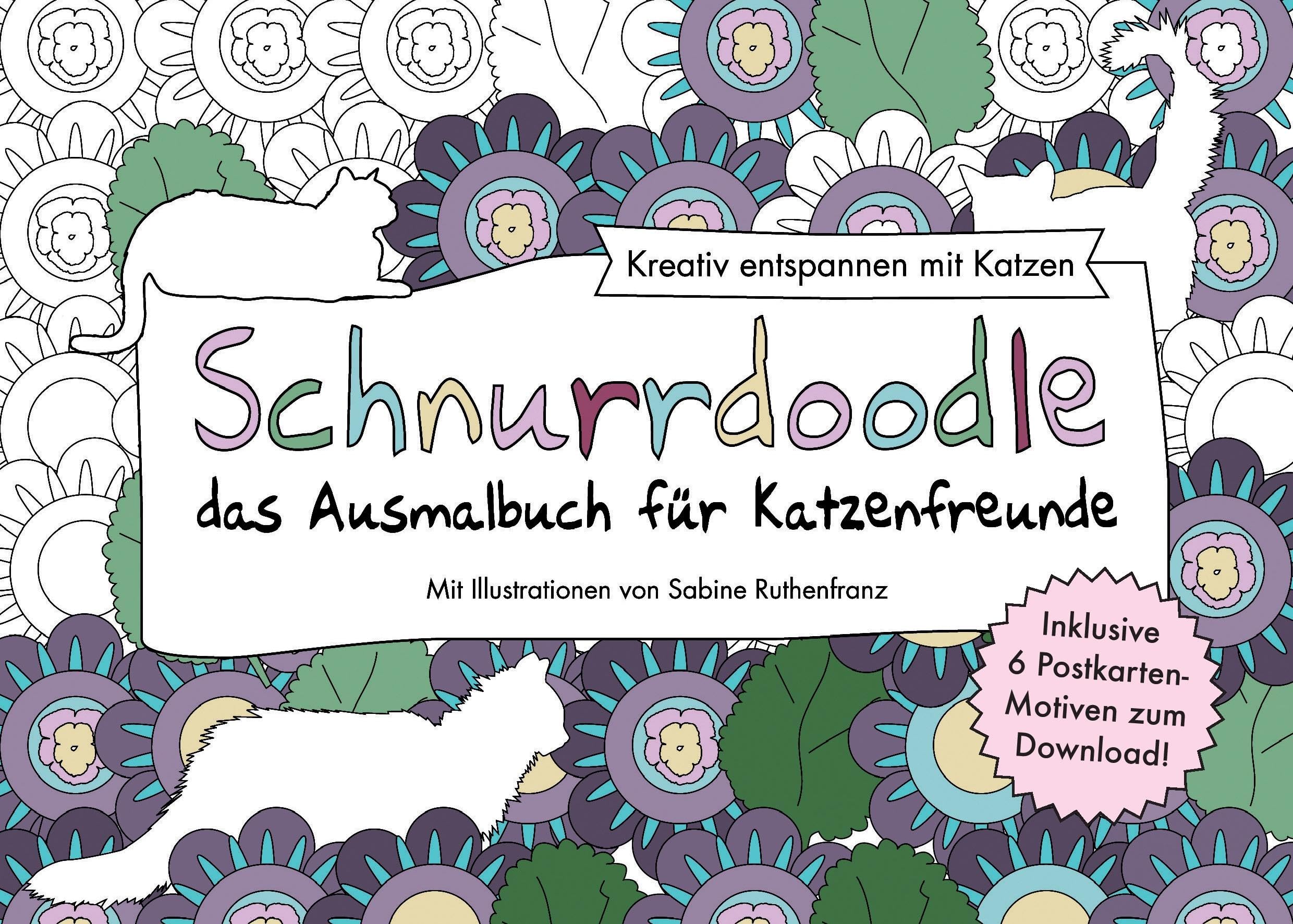 Schnurrdoodle - das Ausmalbuch für Katzenfreunde book