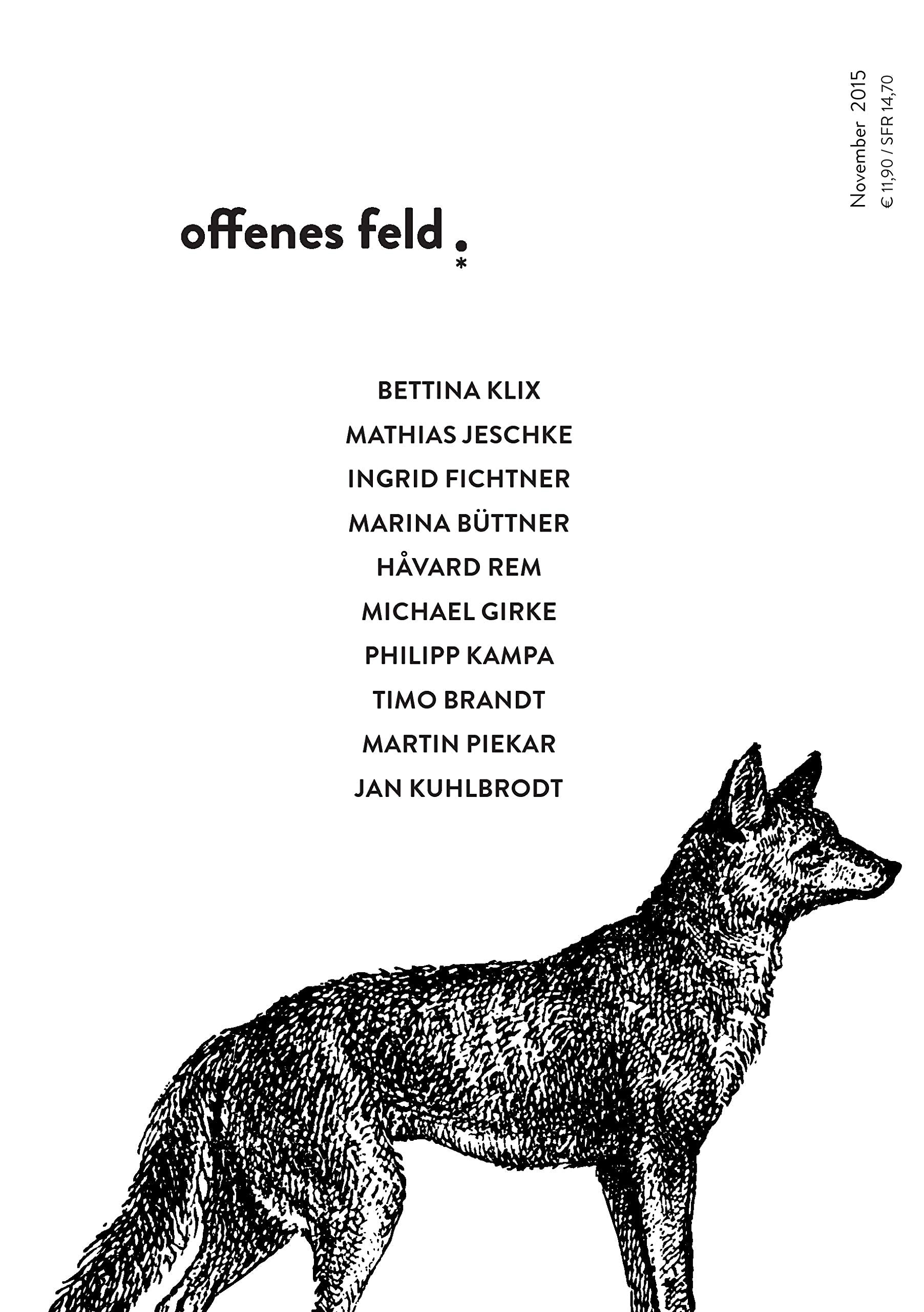 Offenes Feld Nr. 4: Eine Literaturzeitschrift Poetry