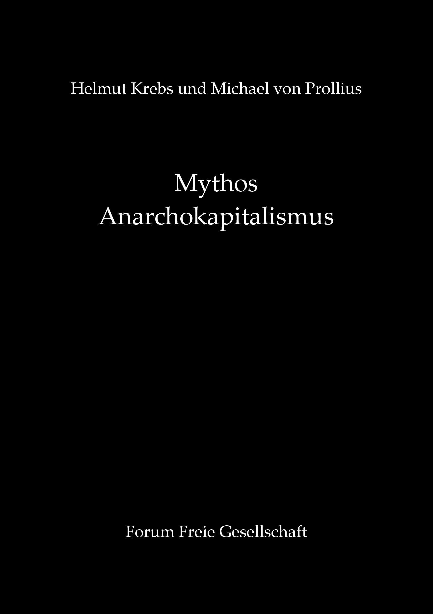Mythos Anarchokapitalismus Law
