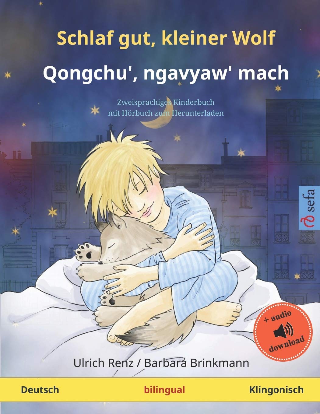 Schlaf gut, kleiner Wolf – Qongchu', ngavyaw' mach (Deutsch – Klingonisch): Zweisprachiges Kinderbuch, mit Hörbuch zum Herunterladen Manga