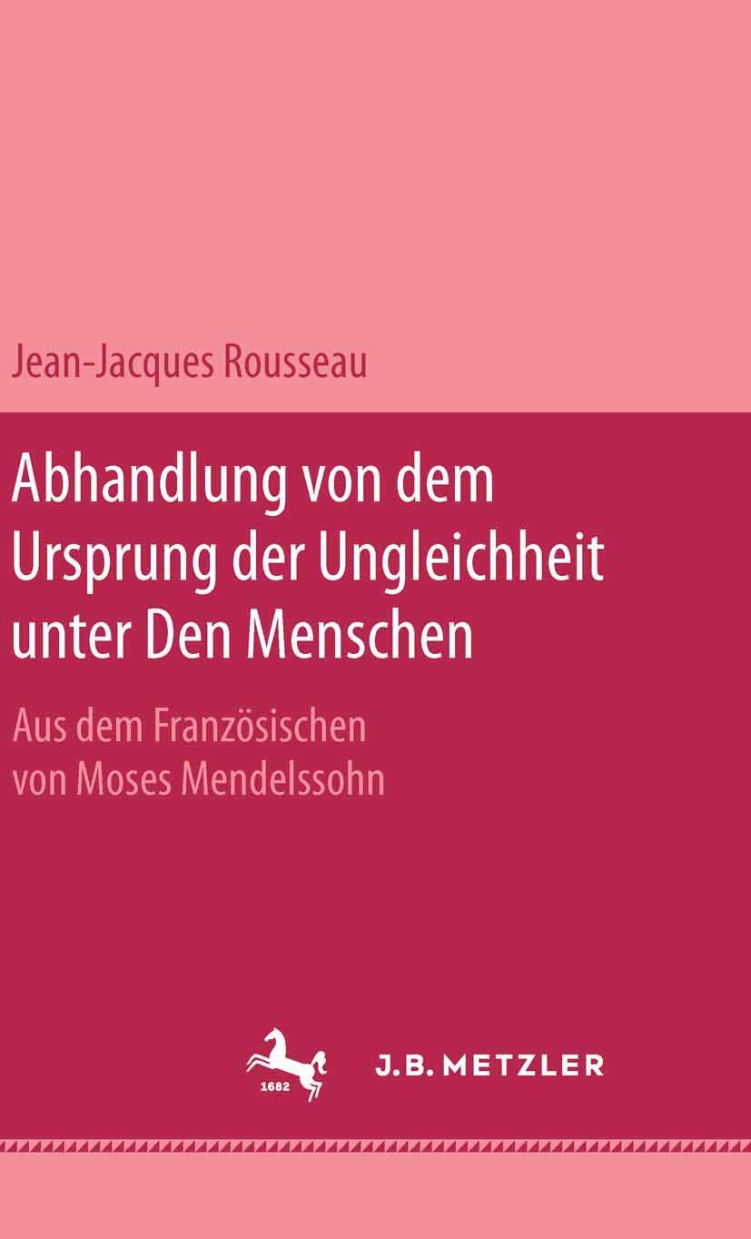 Abhandlung von dem Ursprung der Ungleichheit unter den Menschen Law