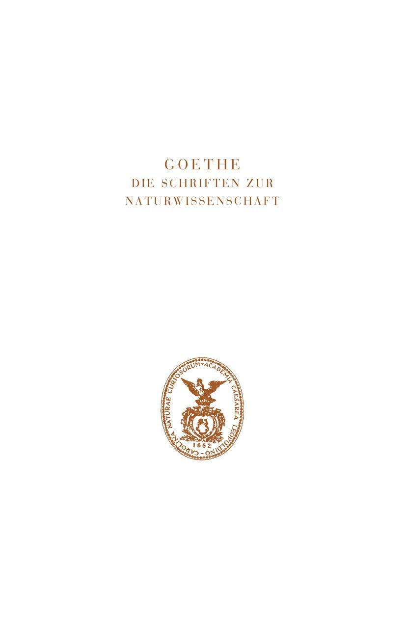 Goethe. Die Schriften zur Naturwissenschaft (Leopoldina): Abt. 2, Band 1A, Ergänzungen und Erläuterungen Contemporary literature Books