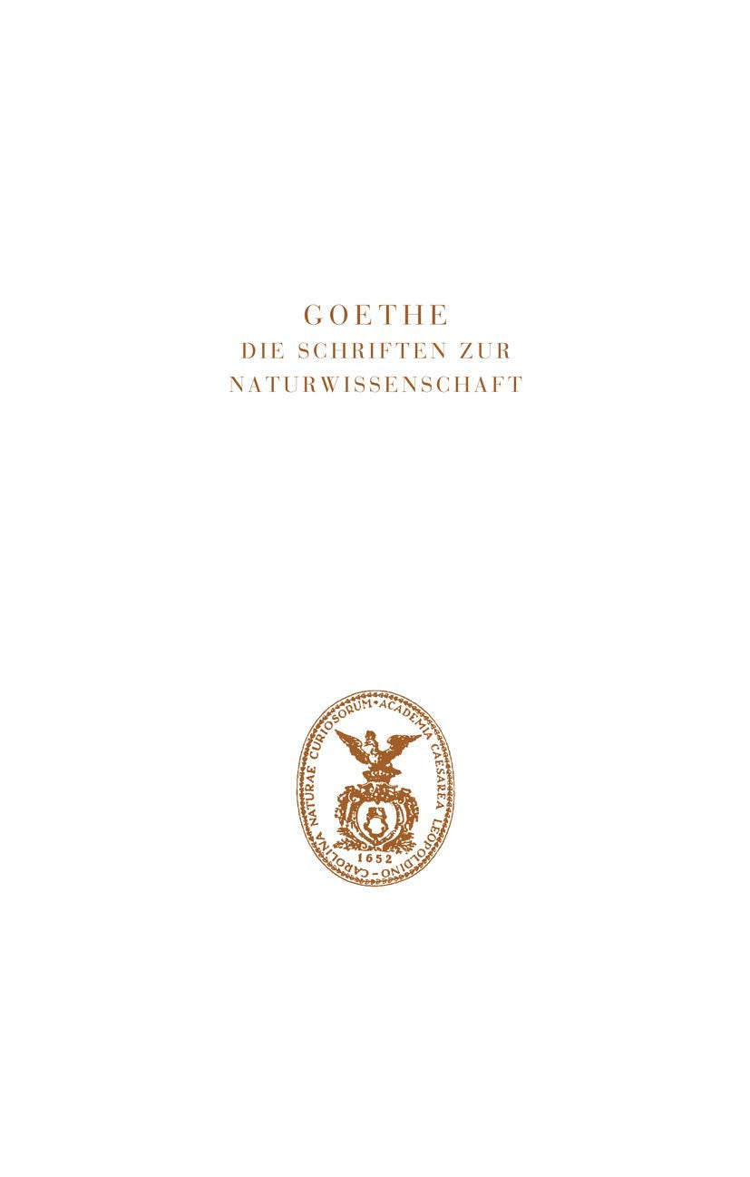 Goethe. Die Schriften zur Naturwissenschaft (Leopoldina): Dritte Abteilung: Verzeichnisse und Register. Band 2: Register Contemporary literature Books