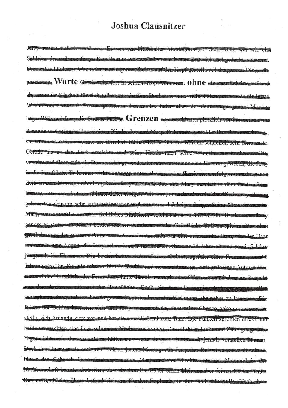 Worte ohne Grenzen Poetry