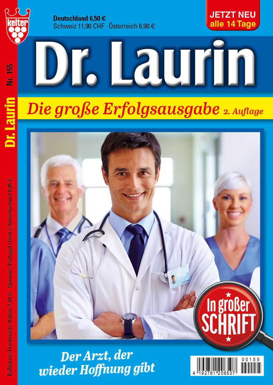 Dr. Laurin Die große Erfolgsausgabe Nr. 155 VDZ27812 , 5 Romane in großer Schrift Contemporary Romance