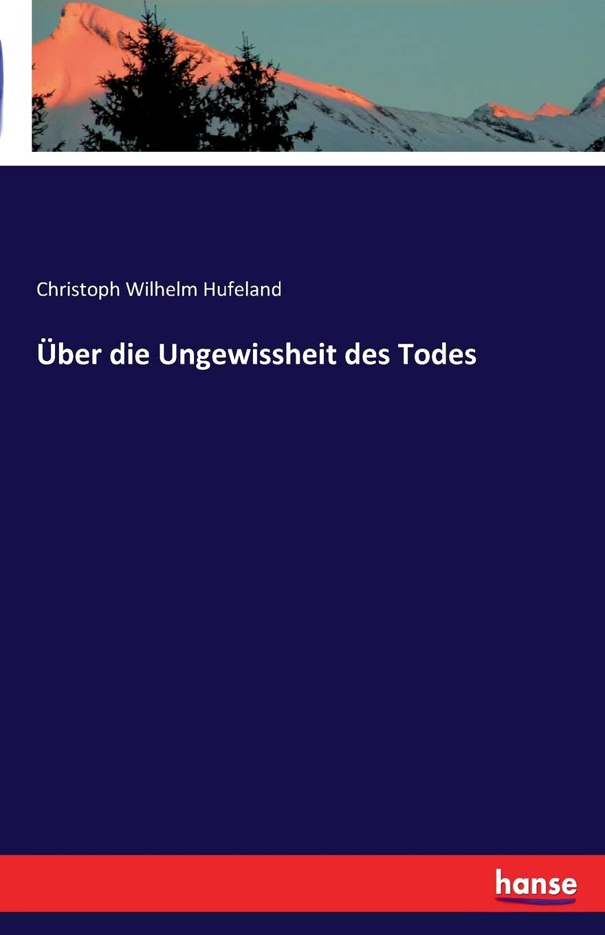 Über die Ungewissheit des Todes Philosophy