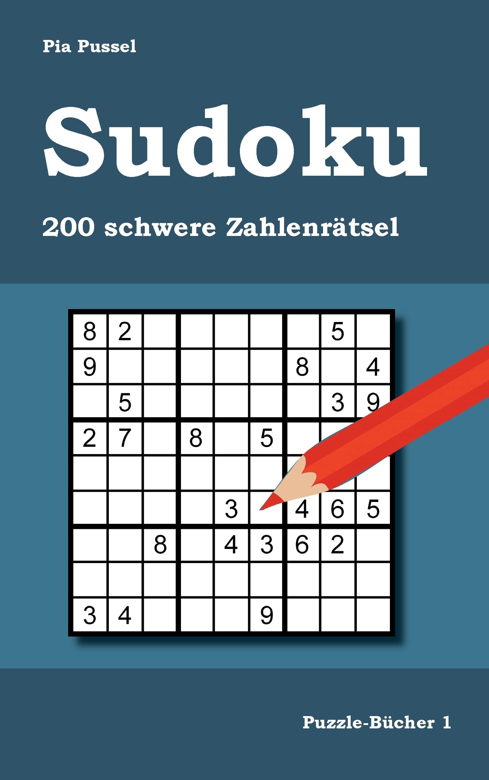 Sudoku 200 schwere Zahlenrätsel (Puzzle-Bücher) Hobbies & Crafts