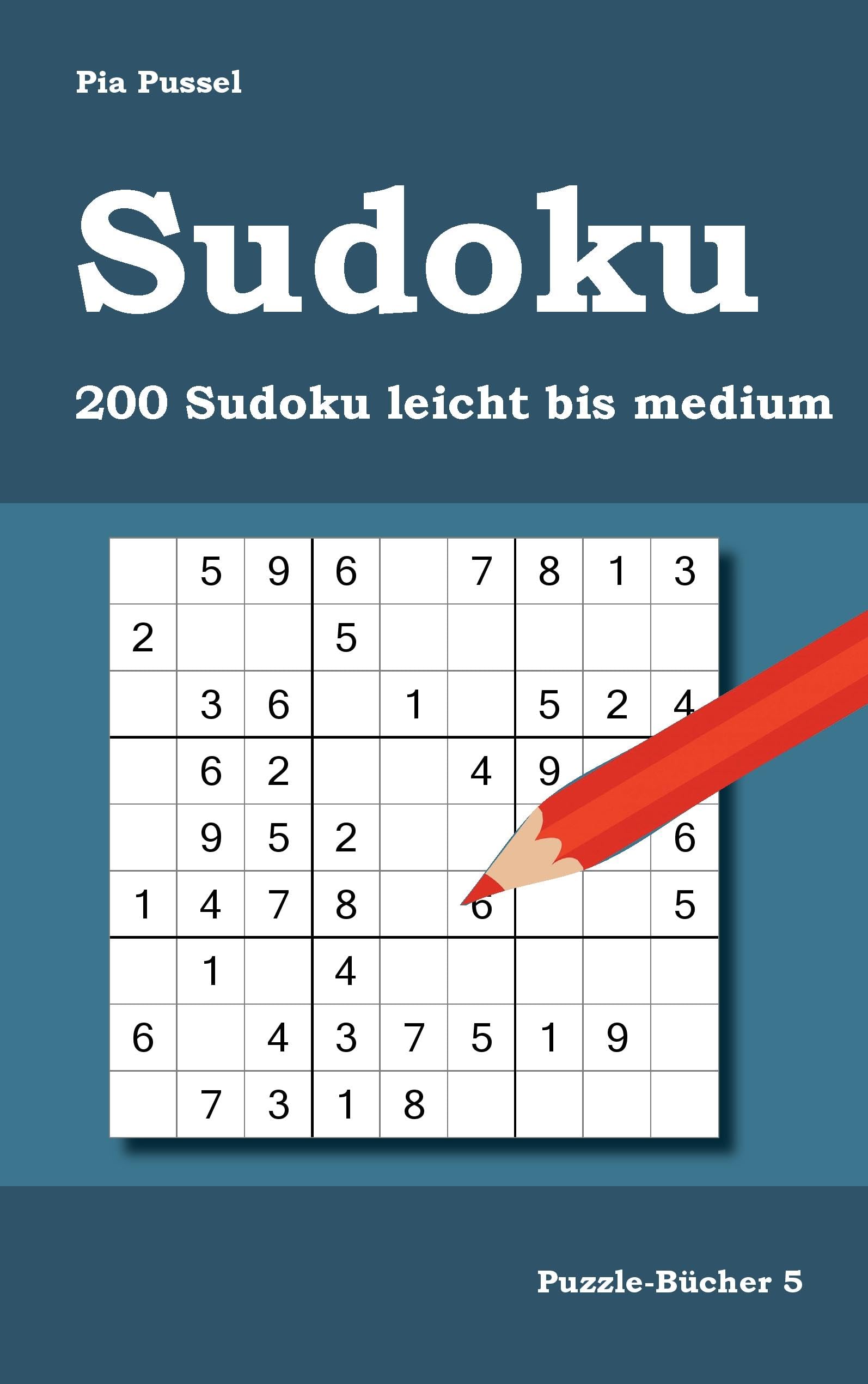Sudoku 200 Sudoku leicht bis medium (Puzzle-Bücher) Hobbies & Crafts