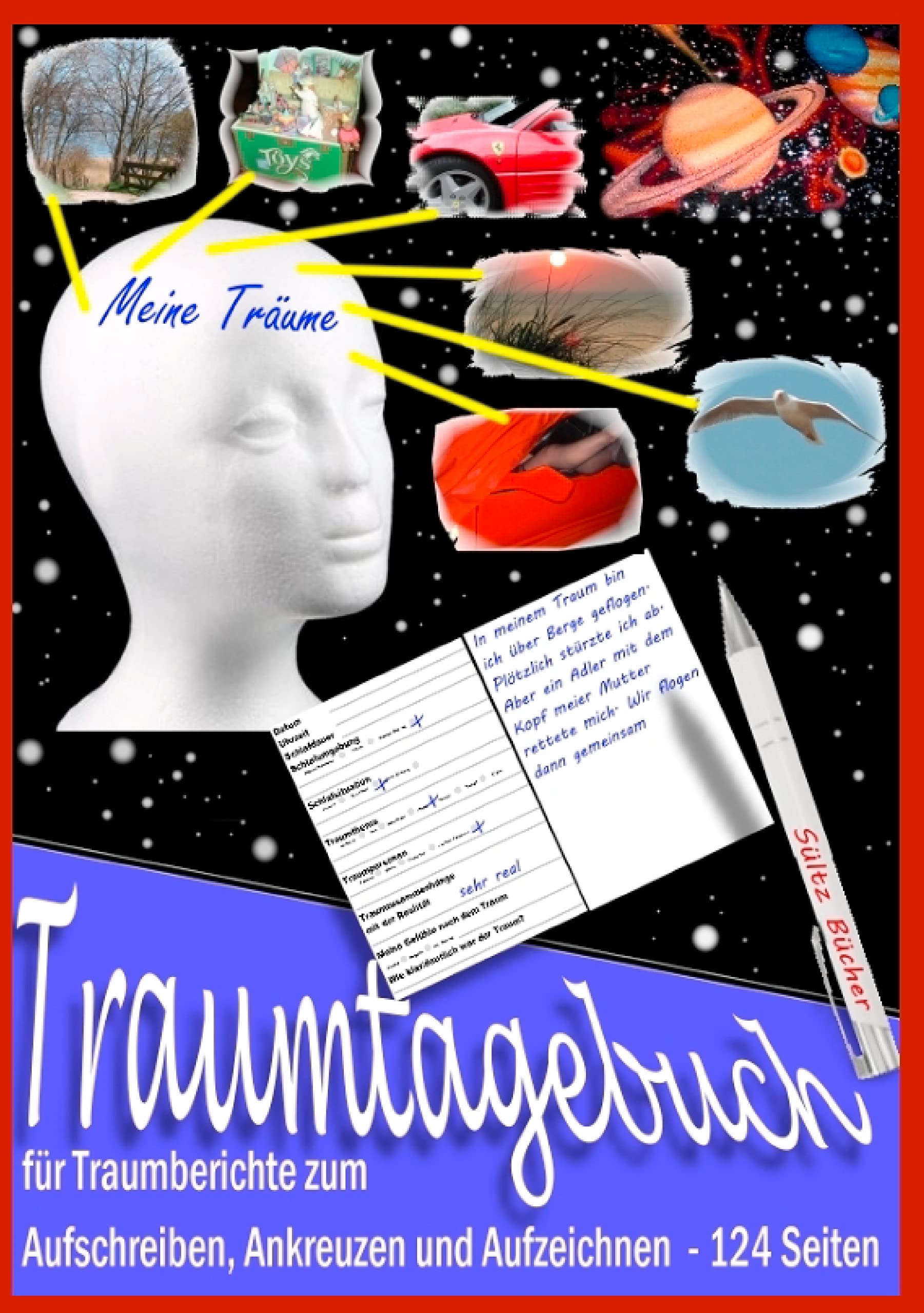 Traumtagebuch für Traumberichte zum Aufschreiben, Ankreuzen und Aufzeichnen Leisure, Home & Garden