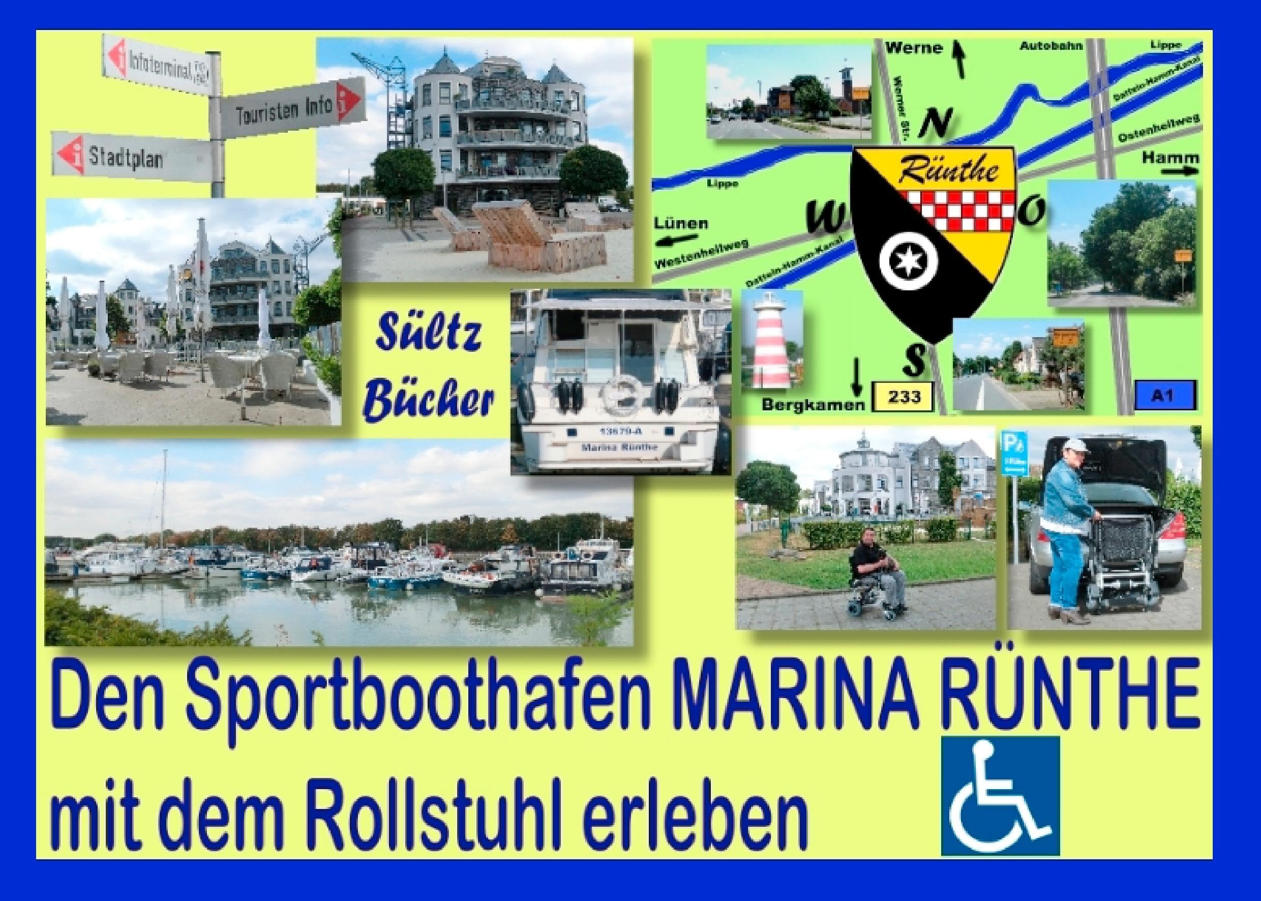 Den Sportboothafen Marina Rünthe mit dem Rollstuhl erleben: Mein Handicap - Schwerbehinderung Leisure, Home & Garden