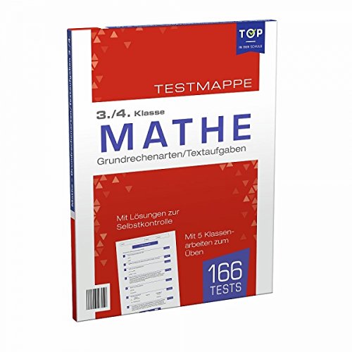Testmappe Mathe: Grundrechenarten/Textaufgaben, 3.-4. Klasse Books