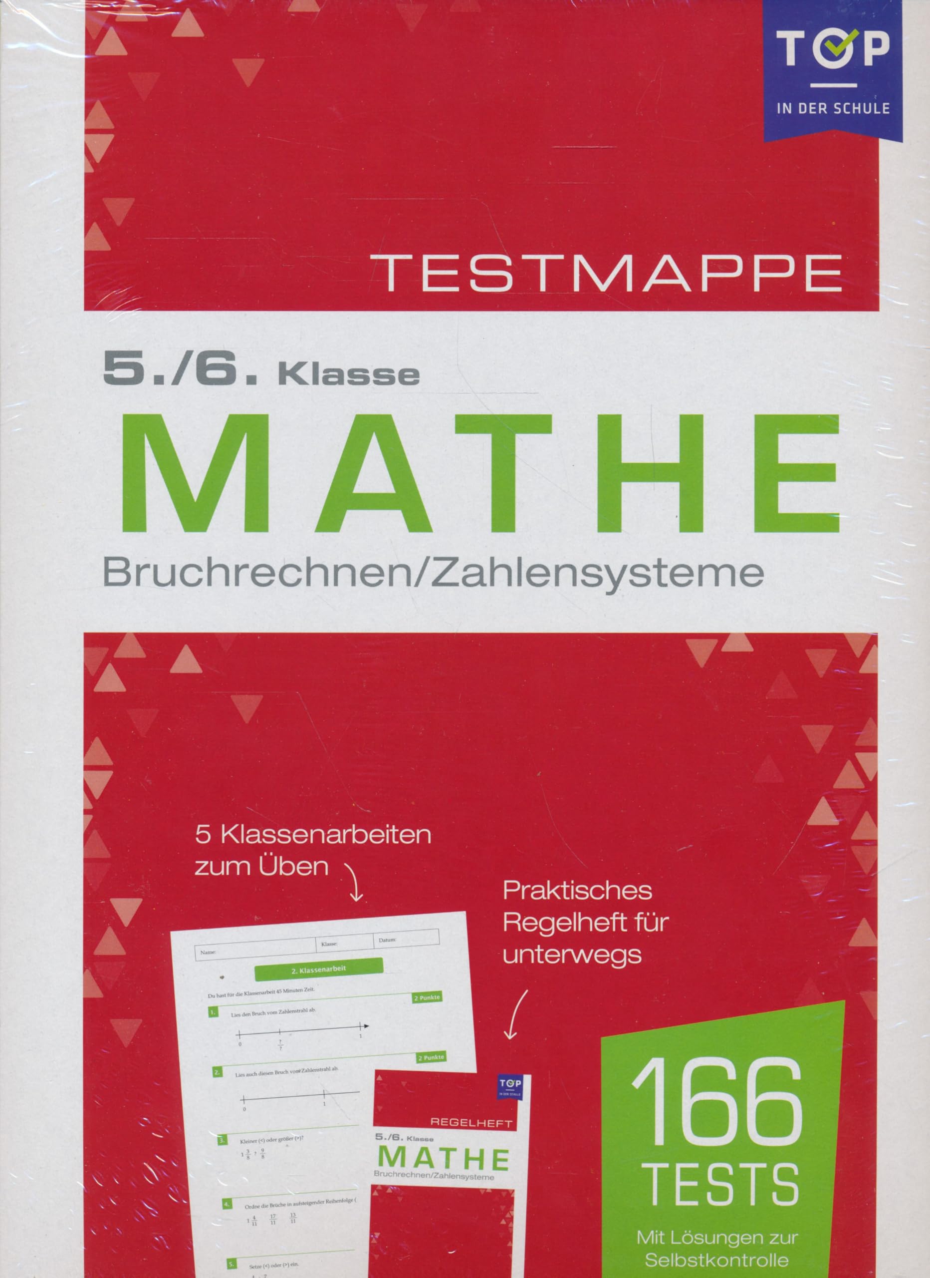 Testmappe Mathe: Bruchrechnen/Zahlensysteme, 5.-6. Klasse Books