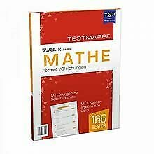 Testmappe Mathe: Formeln/Gleichungen, 7.-8. Klasse Books