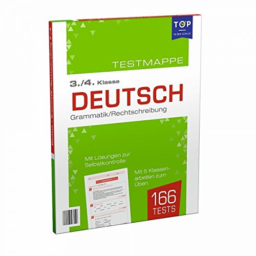 Testmappe Deutsch: Grammatik/Rechtschreibung, 3.-4. Klasse Books