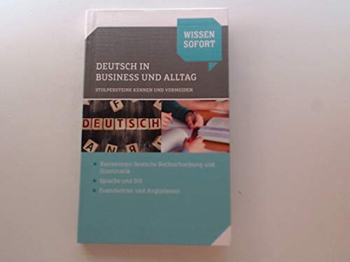 Wissen sofort: Deutsch in Business und Alltag Books
