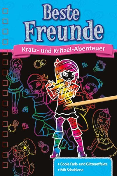 Kratzbuch - Beste Freunde: Kratz- und Kritzel- Abenteuer Tiptoi & Games