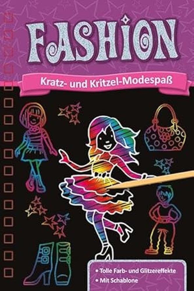 Kratzbuch - Fashion: Kratz- und Kritzel- Abenteuer Tiptoi & Games