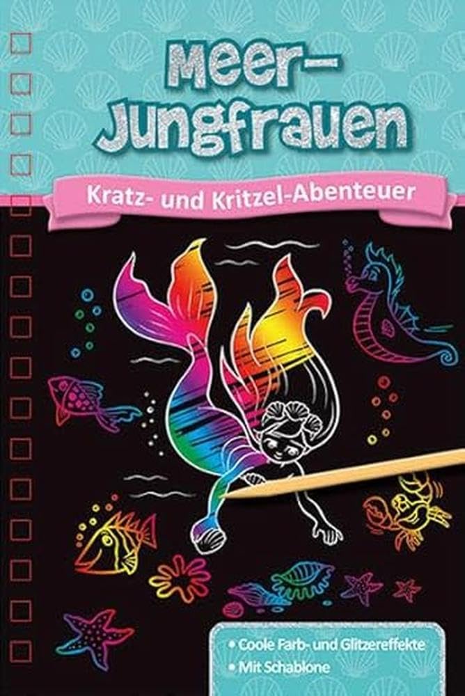 Kratzbuch - Meerjungfrauen: Kratz- und Kritzel- Abenteuer Tiptoi & Games
