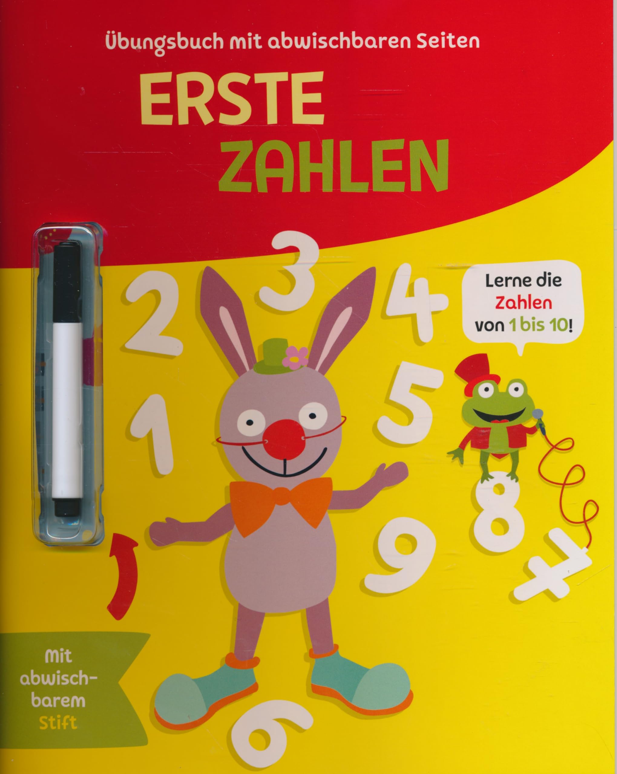 Erste Zahlen - Übungsbuch mit abwischbaren Seiten Books