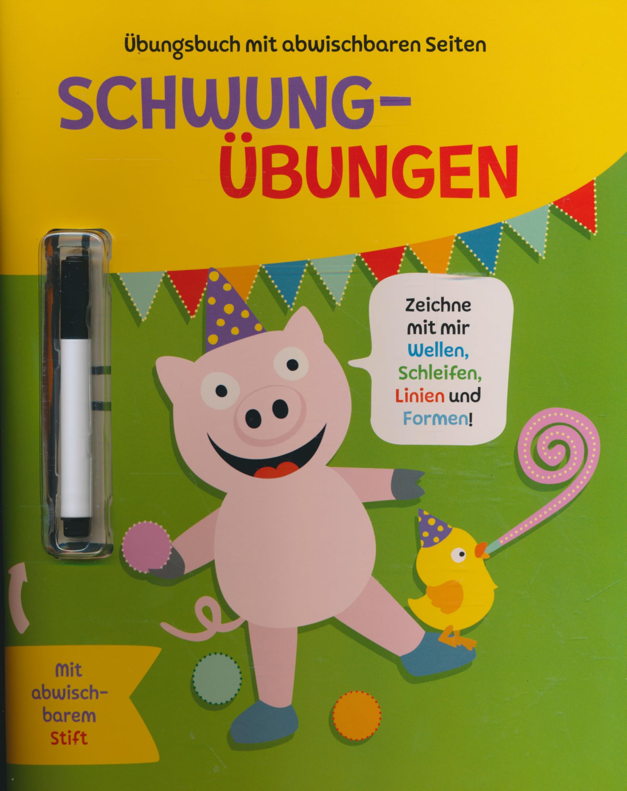 Schwung-Übungen - Übungsbuch mit abwischbaren Seiten Books