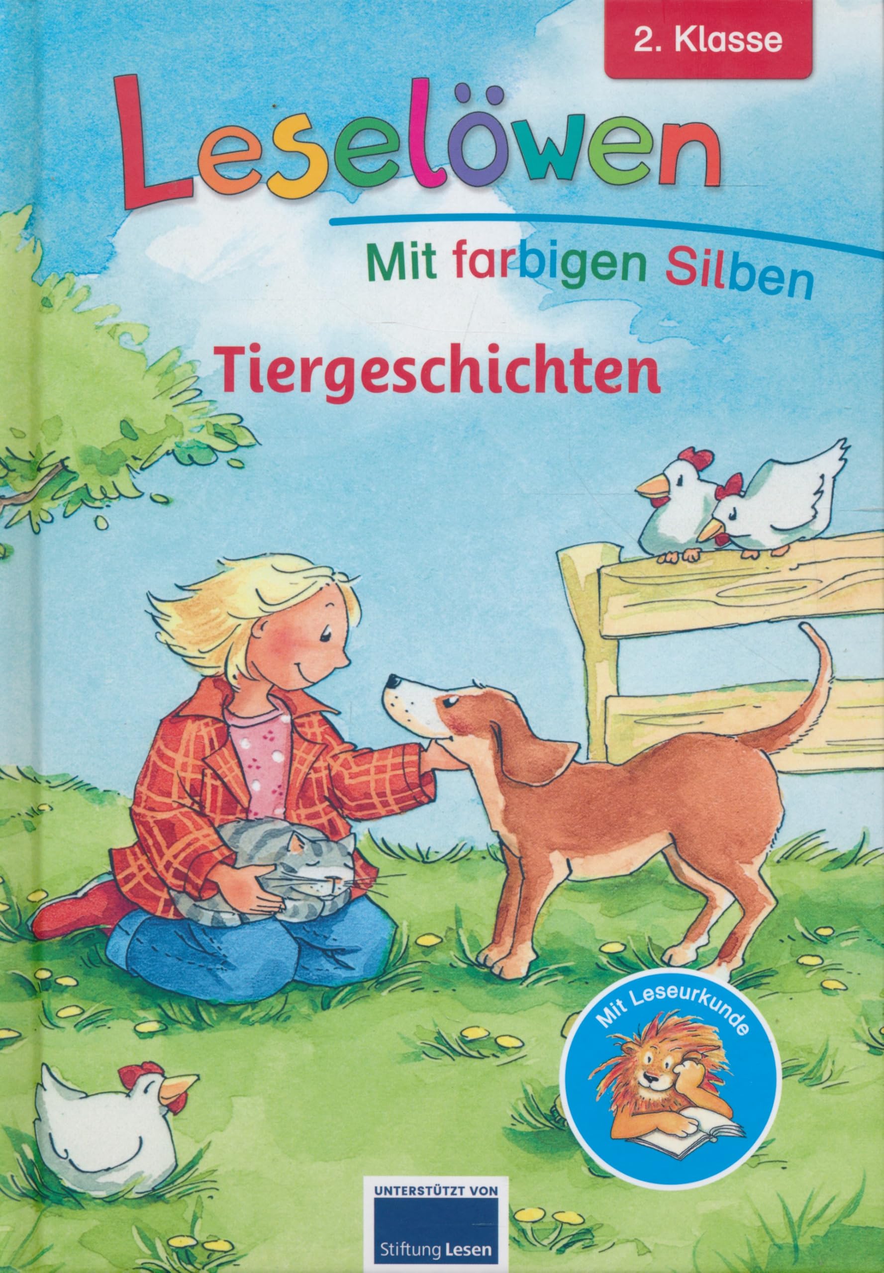 Leselöwen, Tiergeschichten, mit farbigen Silben - 2. Klasse. Selberlesen ab 7 Jahren Books