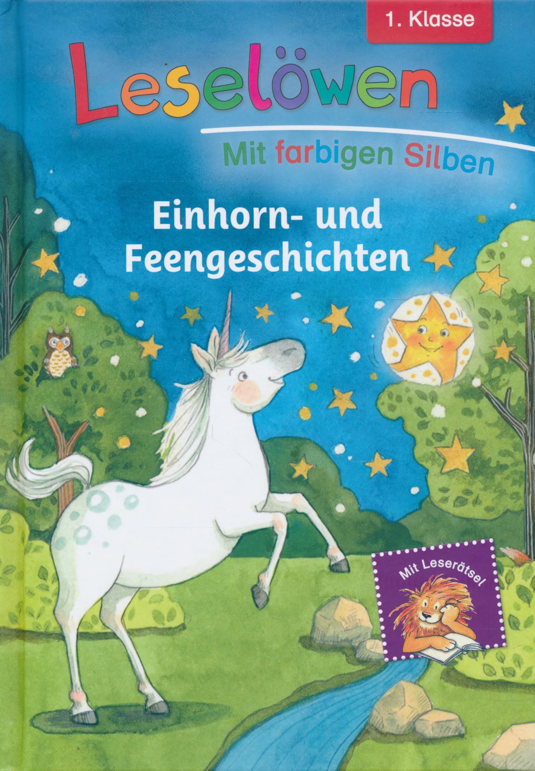 Leselöwen, Einhorn- und Feengeschichten, mit farbigen Silben - 1. Klasse. Erstes Selberlesen ab 6 Jahren Books