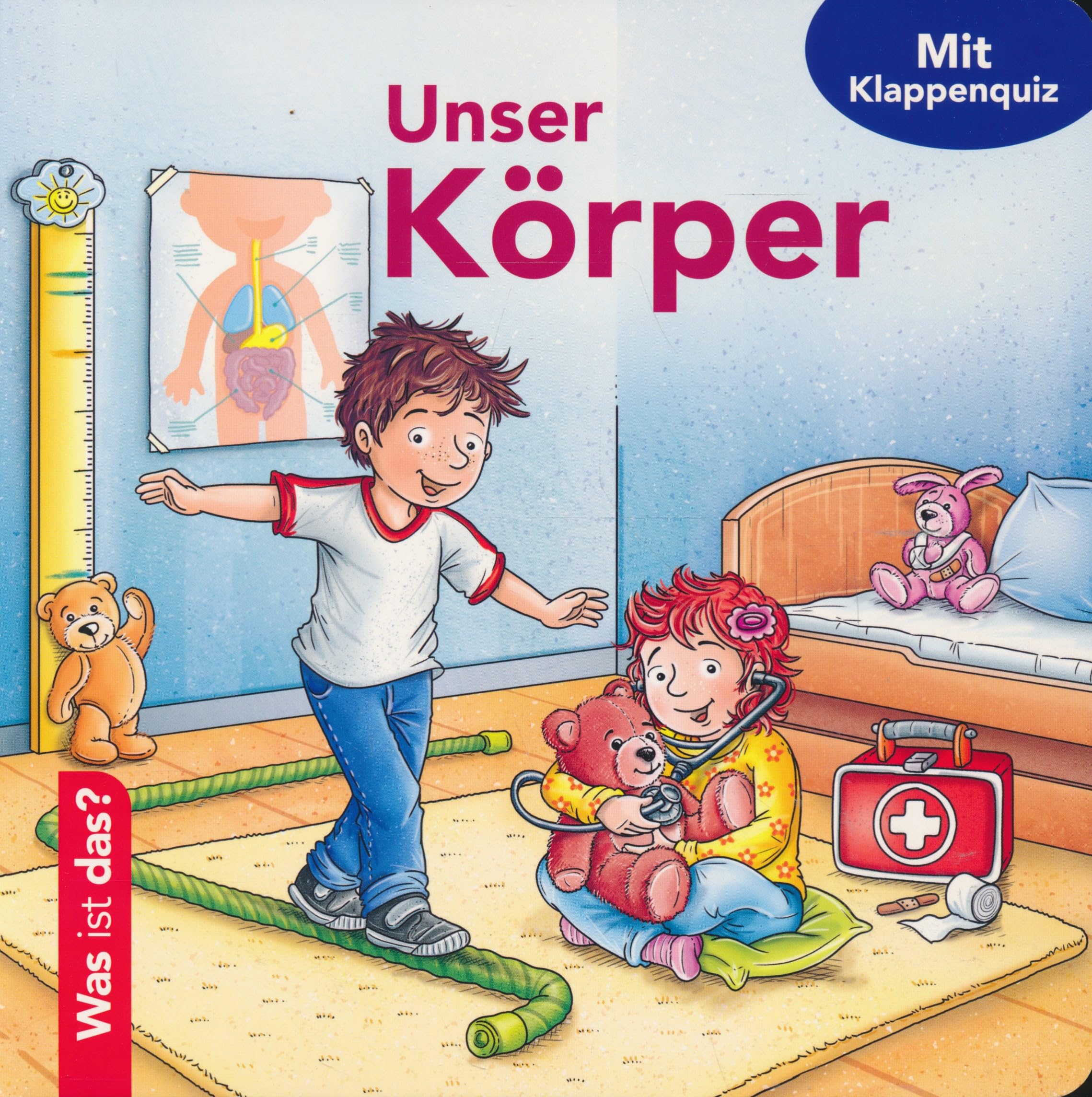 Was ist das? - Unser Körper - Mit Klappenquiz Books
