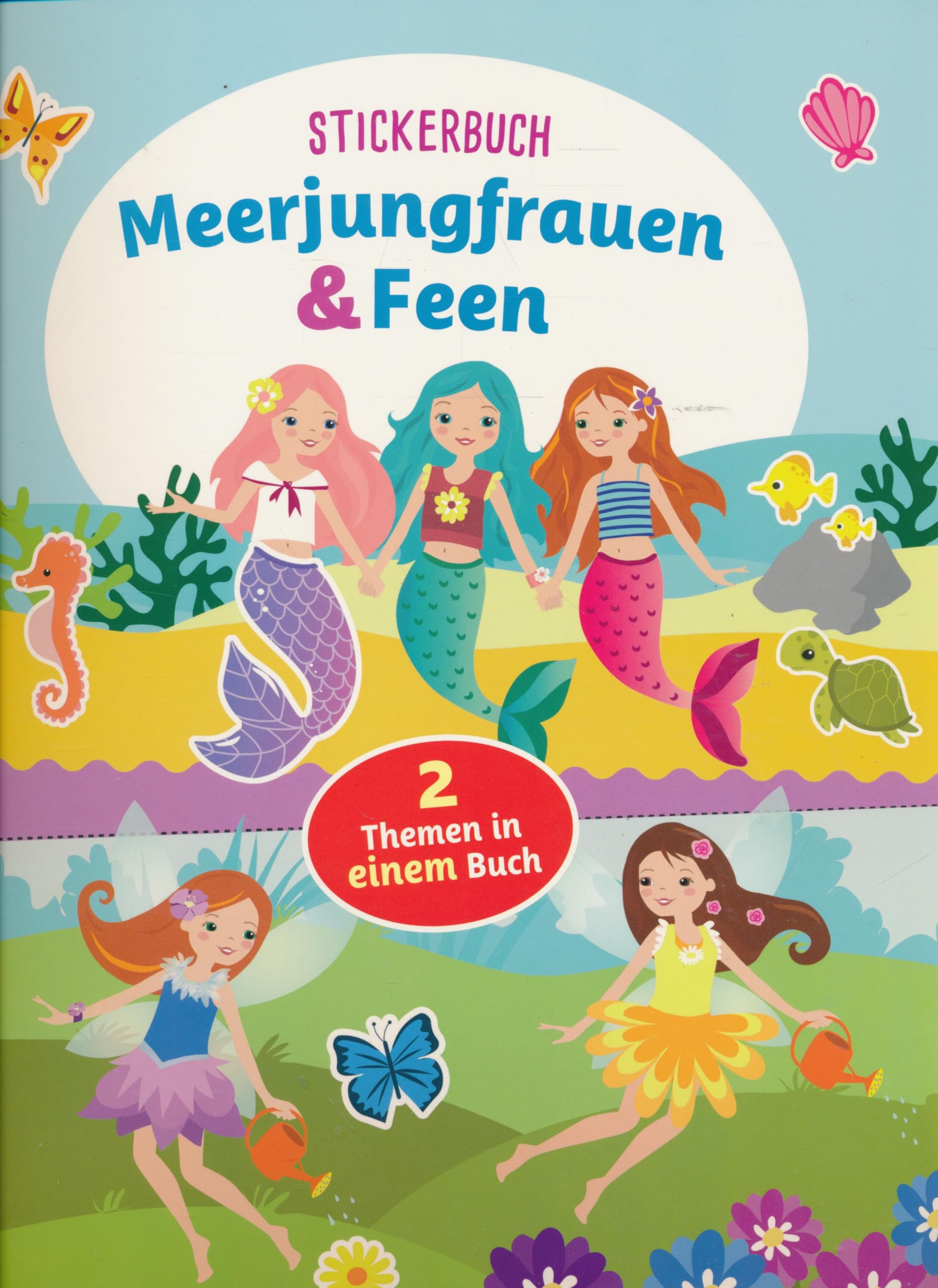 Stickerbuch Meerjungfrauen & Feen - Mit vielen tollen Stickern! Books