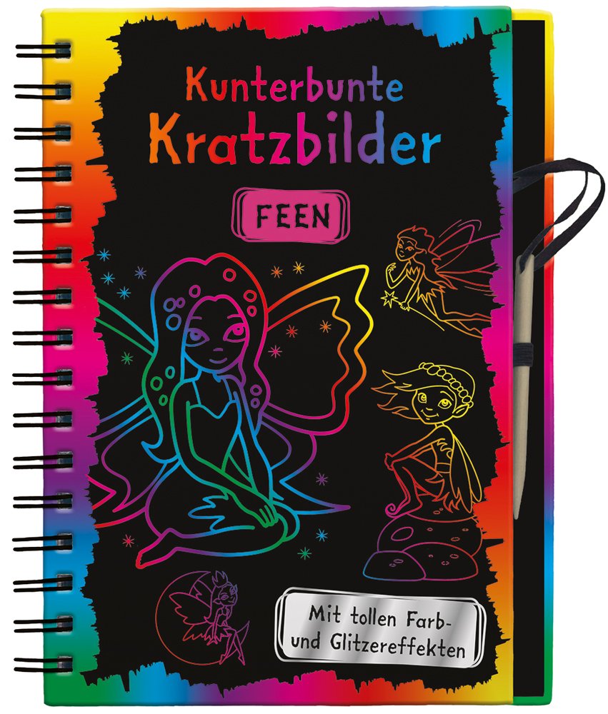 Kunterbunte Kratzbilder: Feen Tiptoi & Games