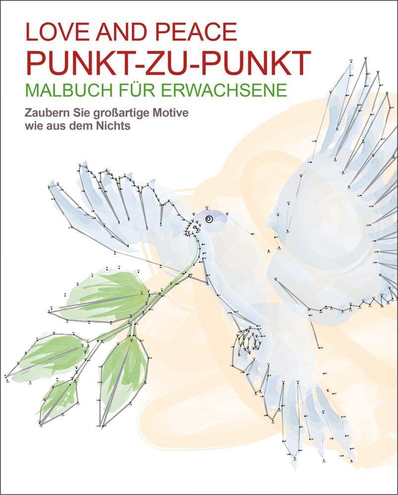 Malen und entspannen: Punkt-zu-Punkt - Love and Peace Hobbies & Crafts