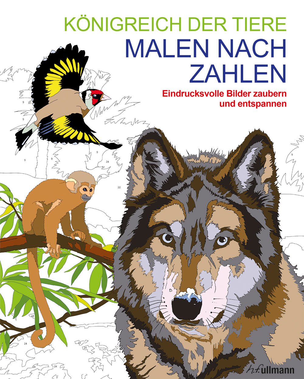 Malen und entspannen: Malen nach Zahlen - Königreich der Tiere Film, Art & Culture