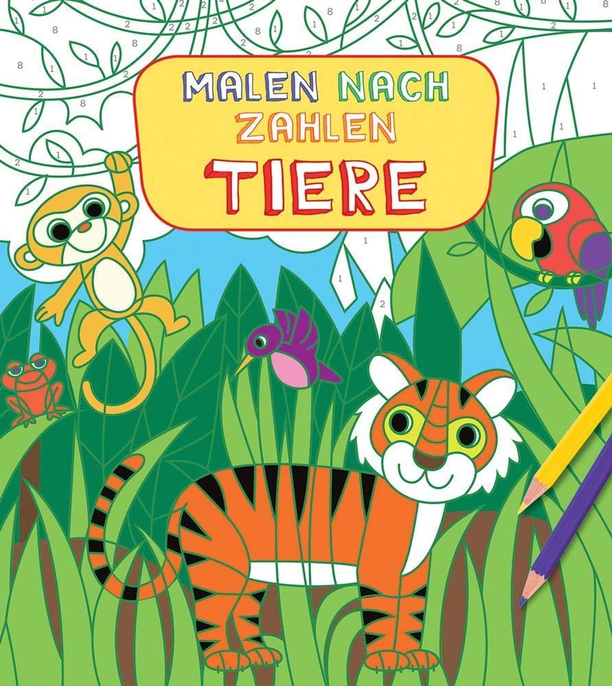 Malen nach Zahlen für Kinder: Tiere Tiptoi & Games