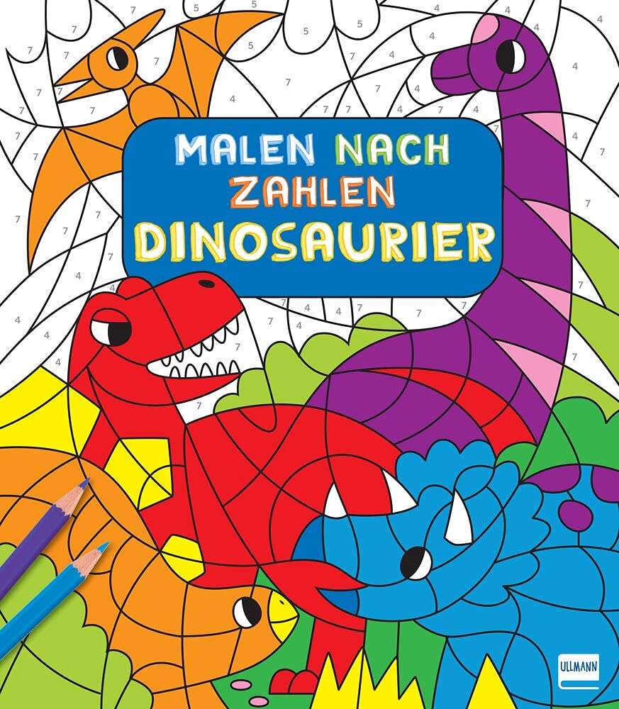Malen nach Zahlen für Kinder: Dinosaurier Tiptoi & Games