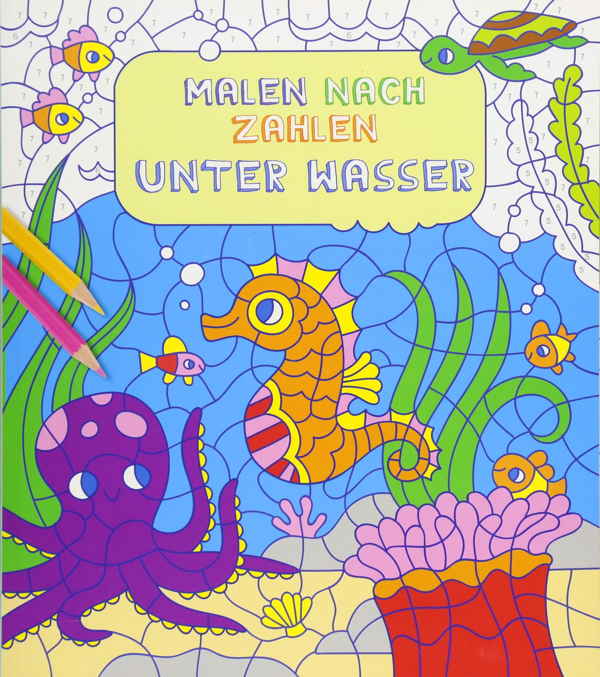 Malen nach Zahlen für Kinder: Unter Wasser Tiptoi & Games