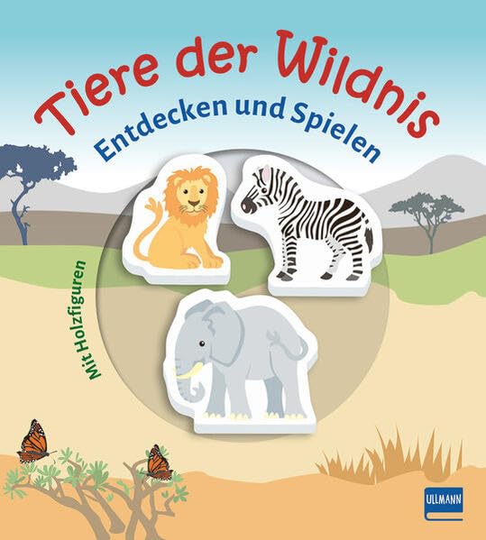 Tiere der Wildnis (Pappbilderbuch + 3 Holzfiguren) book