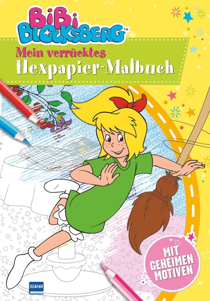 Bibi Blocksberg - Hexpapier Malbuch: Malen mit Bibi Blocksberg - geheime Motiven zum Ausmalen und Schraffieren Non-fiction